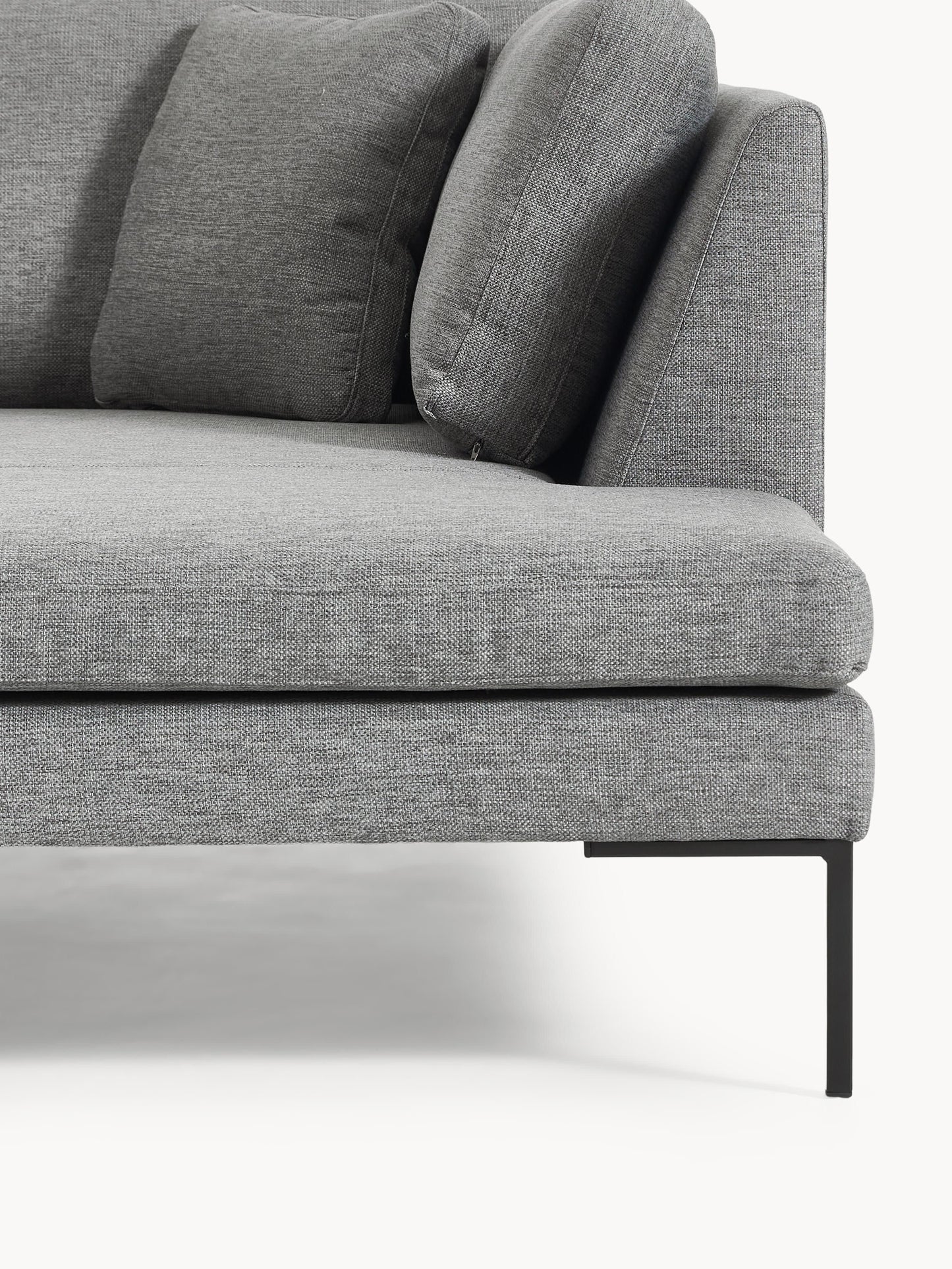 Ecksofa Emma mit Metall-Füßen