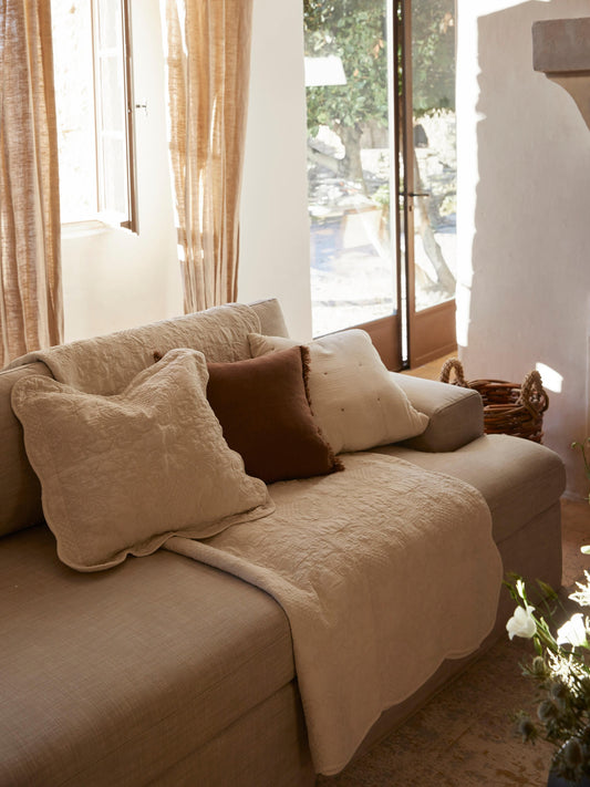 Modulares Sofa Russell (3-Sitzer) mit abnehmbaren Bezügen