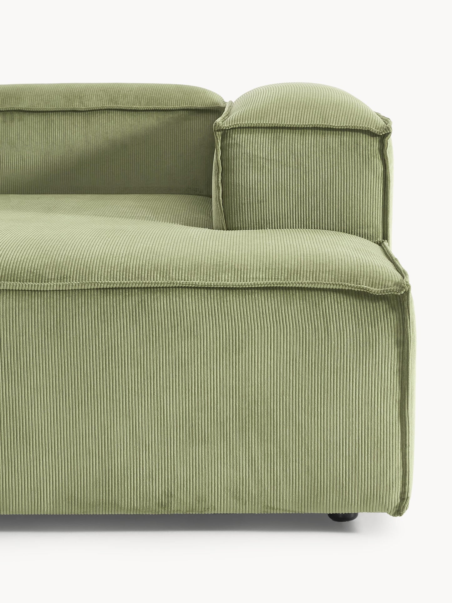 Modulares Ecksofa Lennon (4-Sitzer) aus Cord