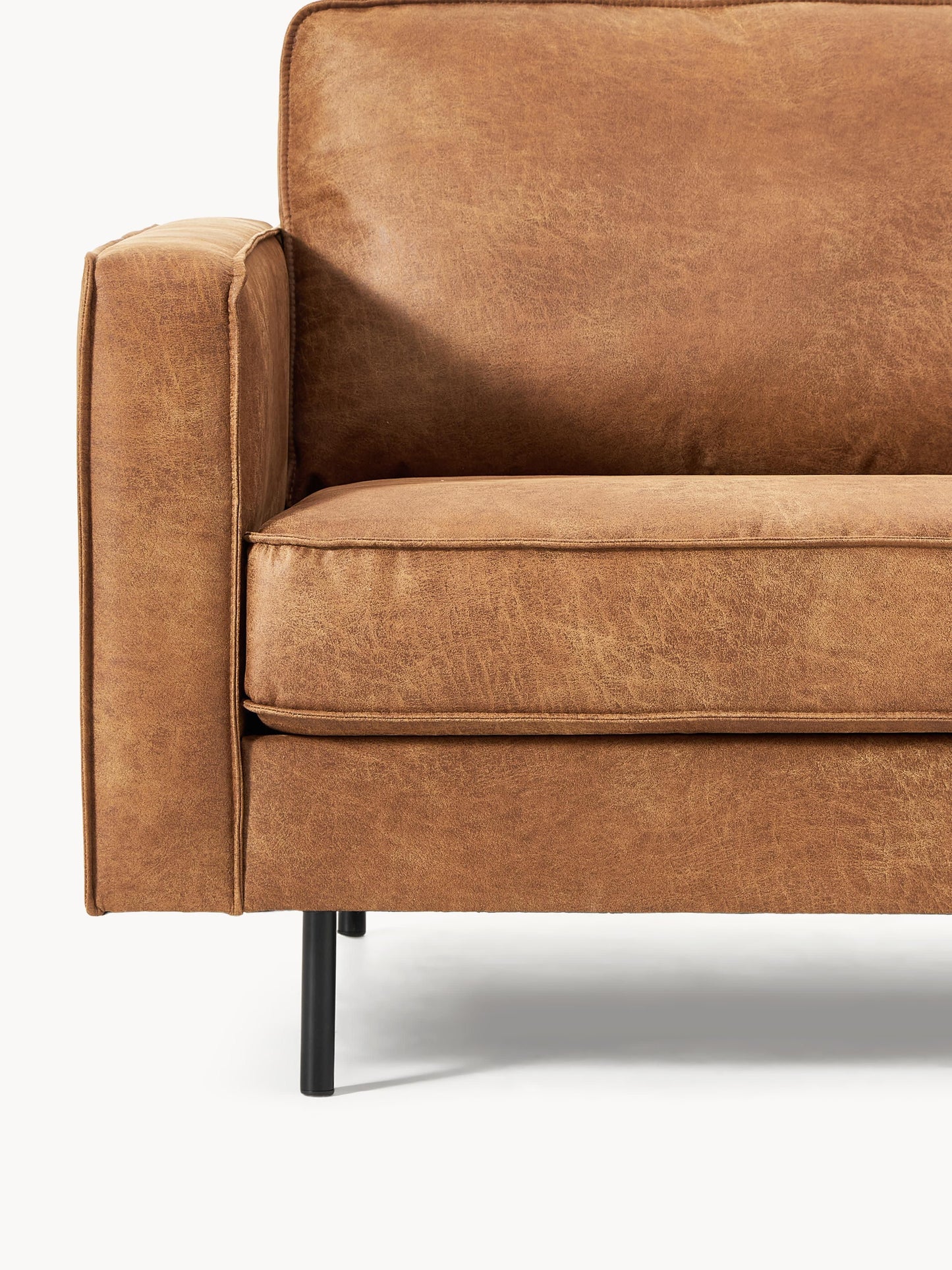 XL-Leder-Ecksofa Hunter