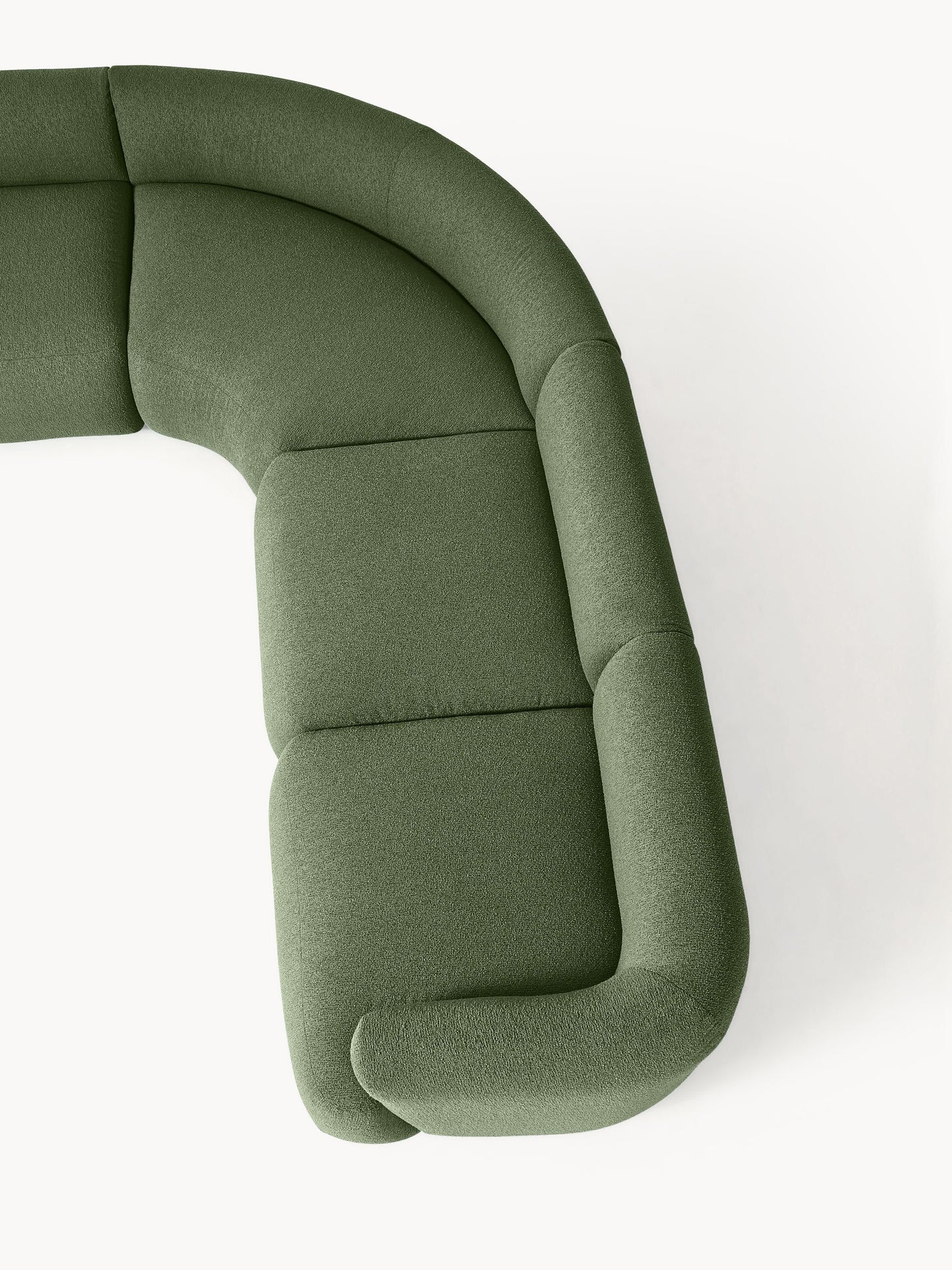 Modulares Bouclé-Ecksofa Sofia (4-Sitzer)
