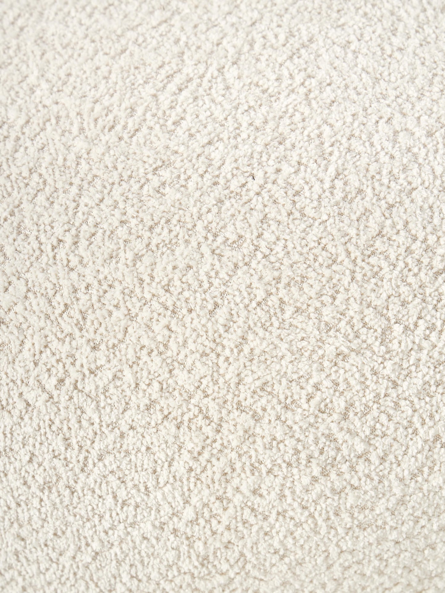 XL-Hocker Alba aus Teddy-Bouclé