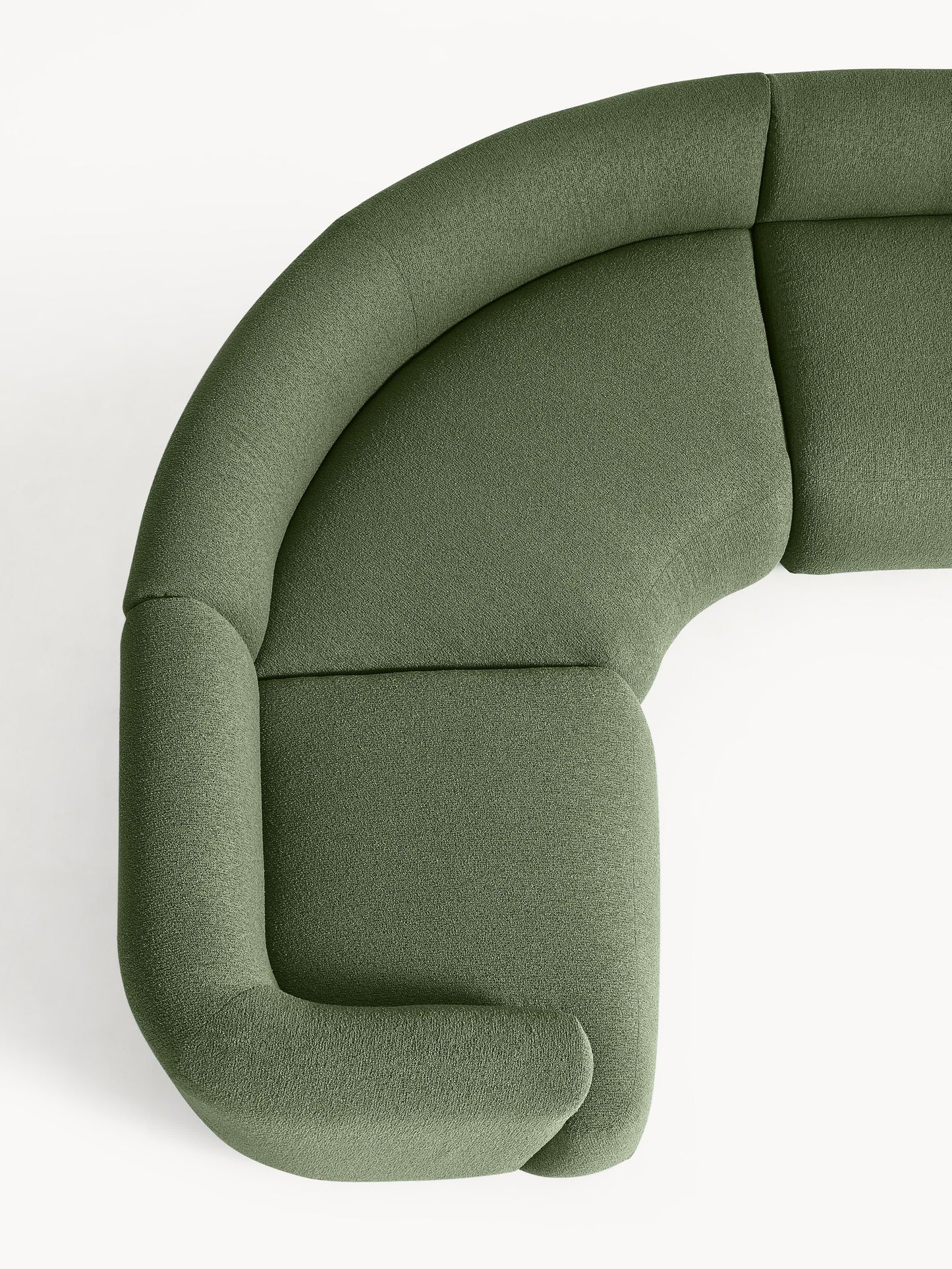 Modulares Bouclé-XL-Sofa Sofia