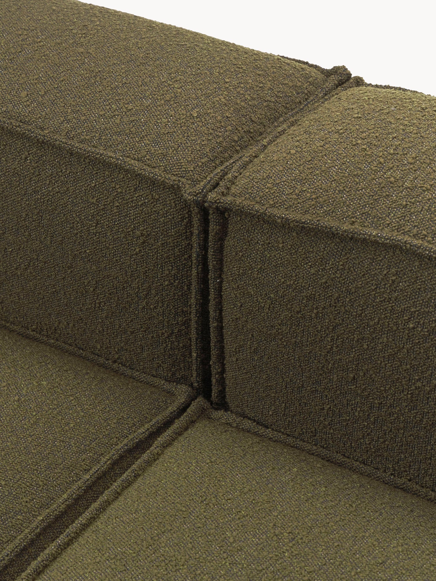 Modulares Sofa Lennon (3-Sitzer) aus Bouclé