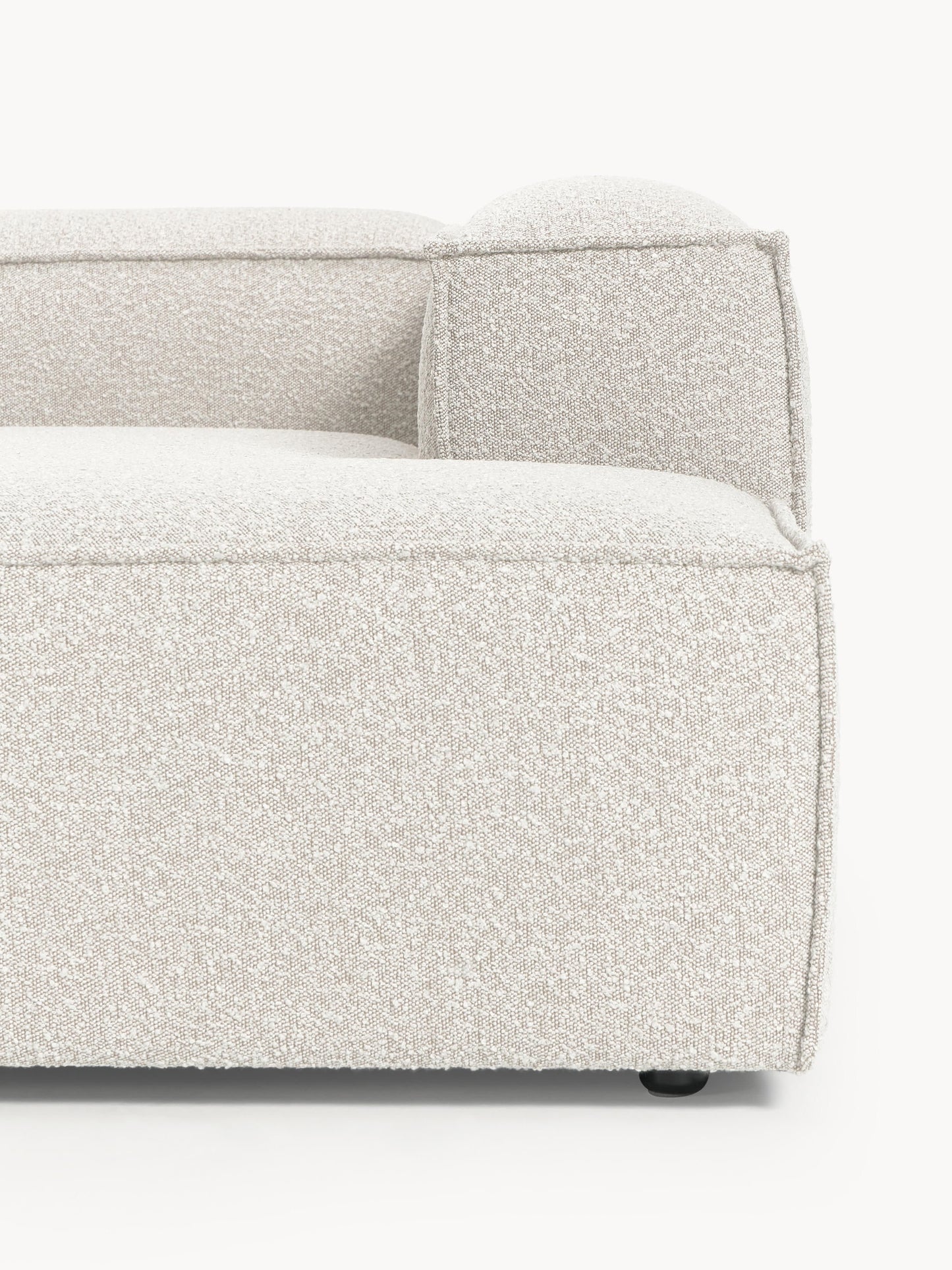 Modulares Bouclé-Ecksofa Lennon (2-Sitzer)