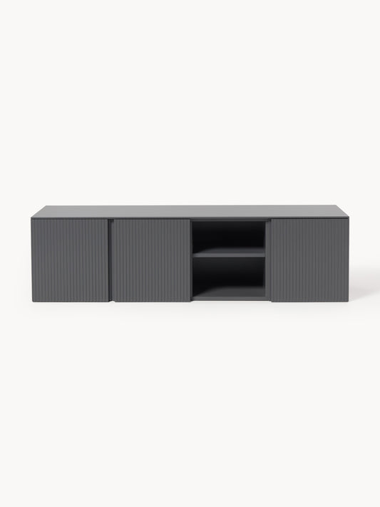 Lowboard Shea mit geriffelter Front