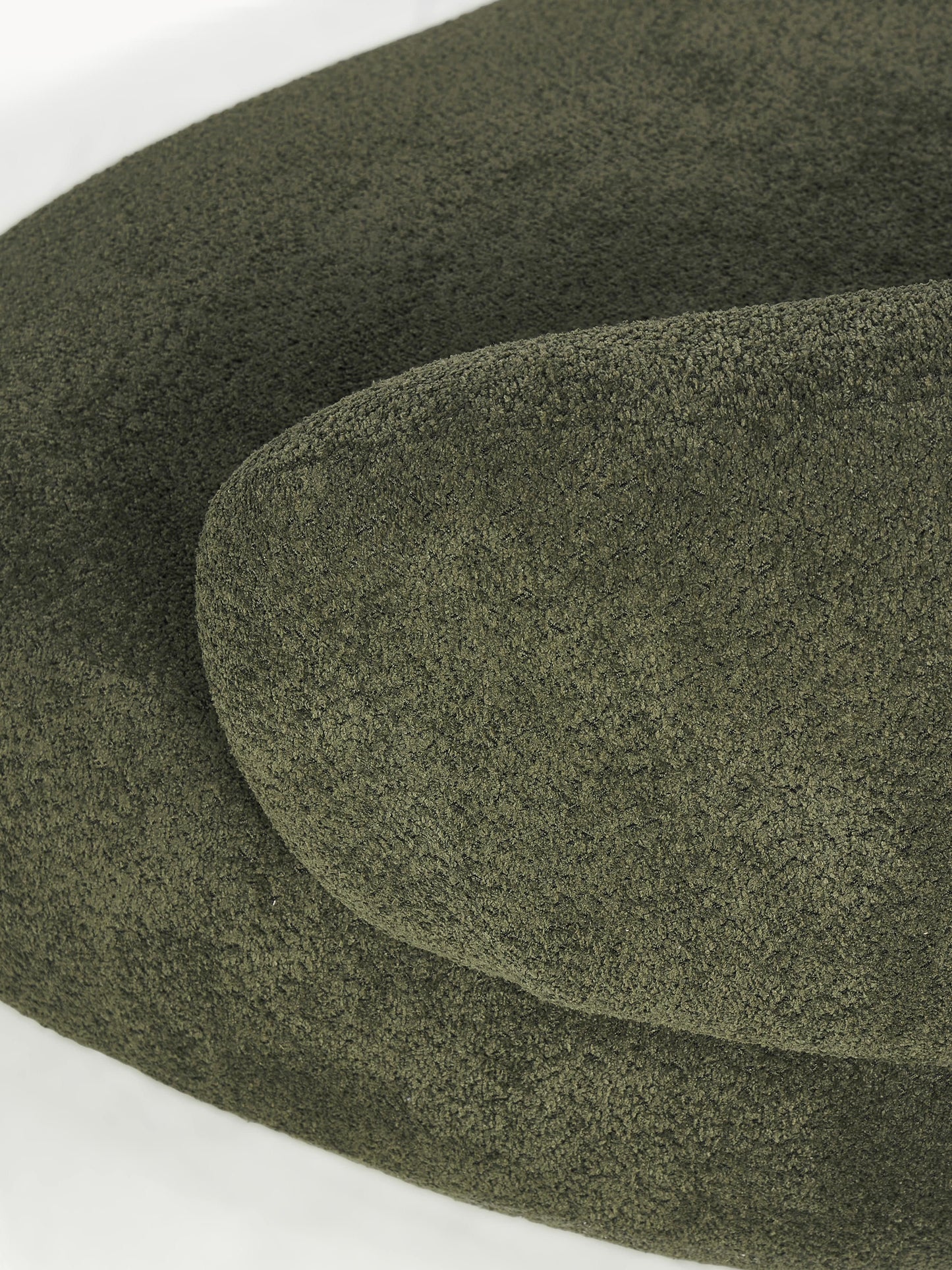 Sofa Alba (3-Sitzer) aus Teddy-Bouclé