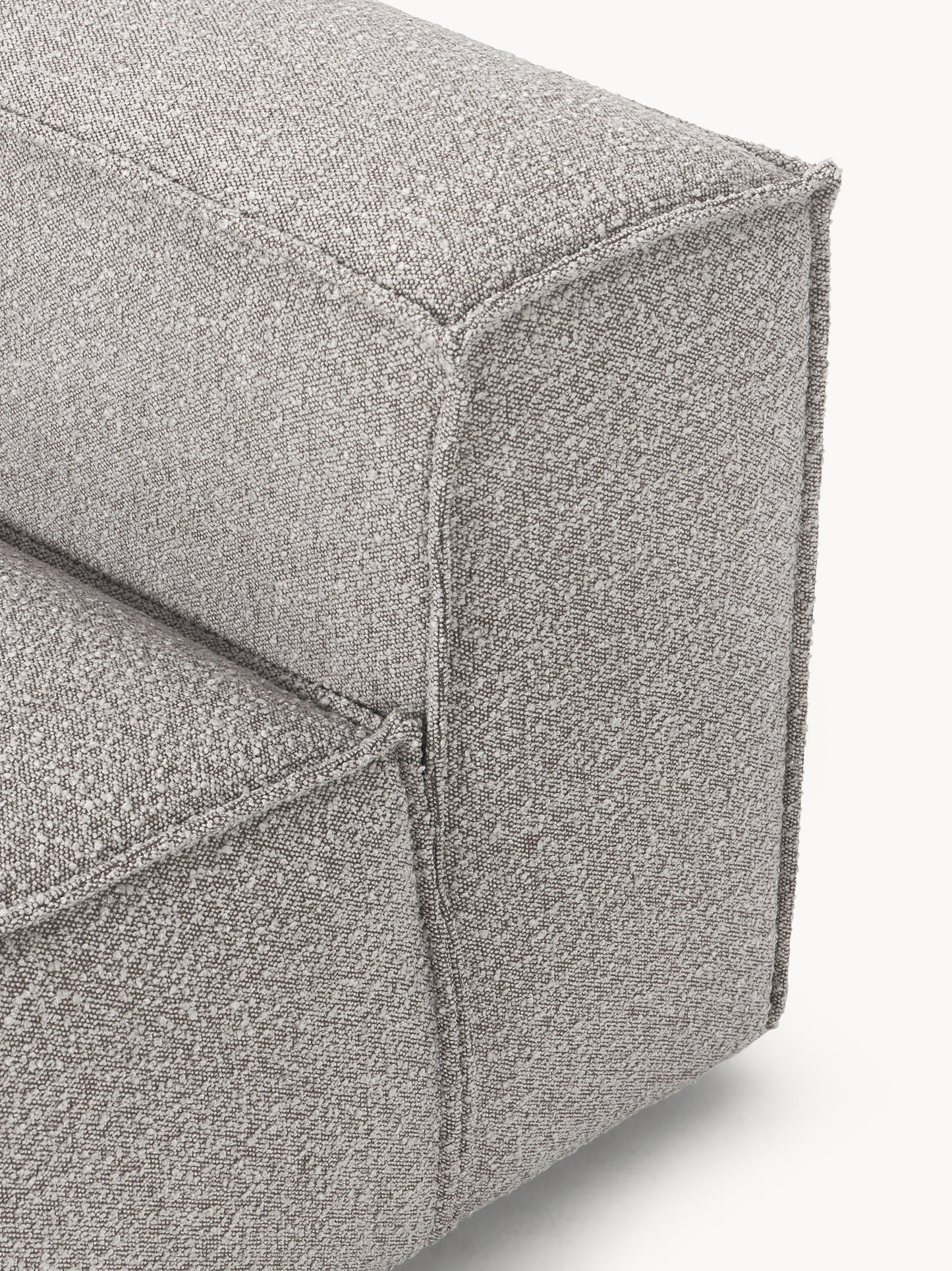 Mittelmodul Lennon aus Bouclé