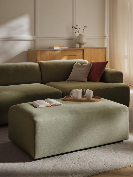 XL Sofa-Hocker Melva, B 116 x T 72 cm