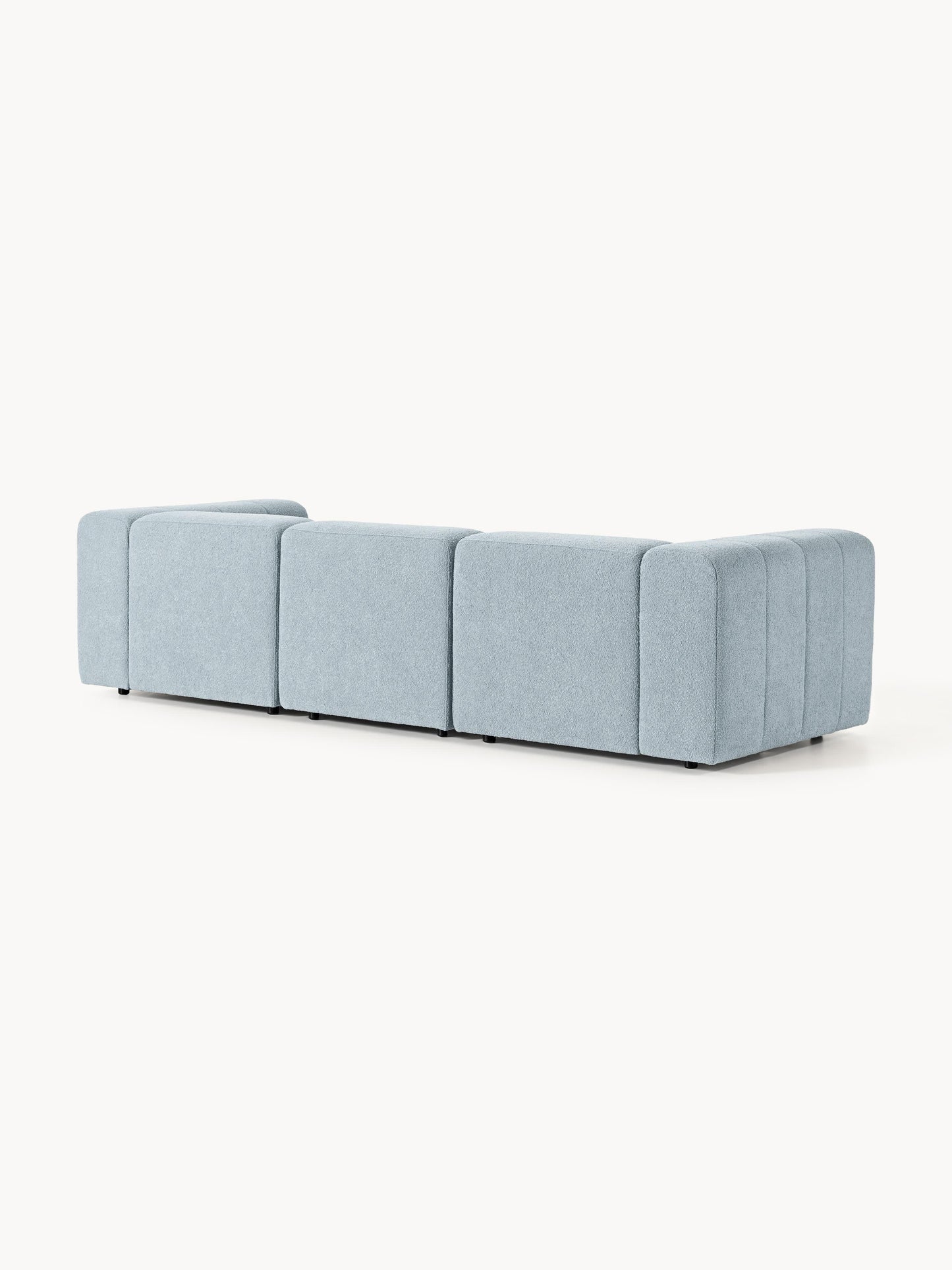 Modulares Bouclé-Sofa Lena (4-Sitzer)
