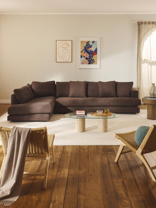 XL Bouclé-Ecksofa Tribeca