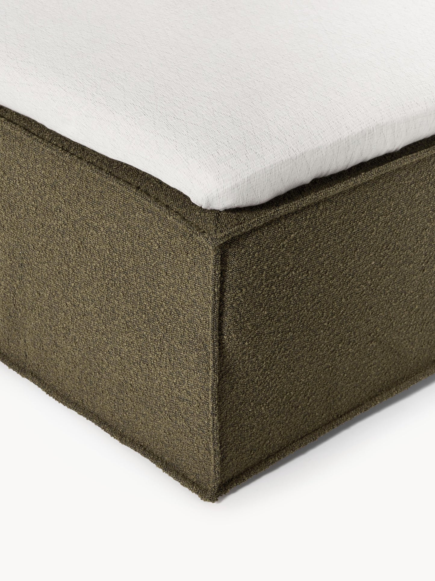 Bouclé-Boxspringbett Lennon