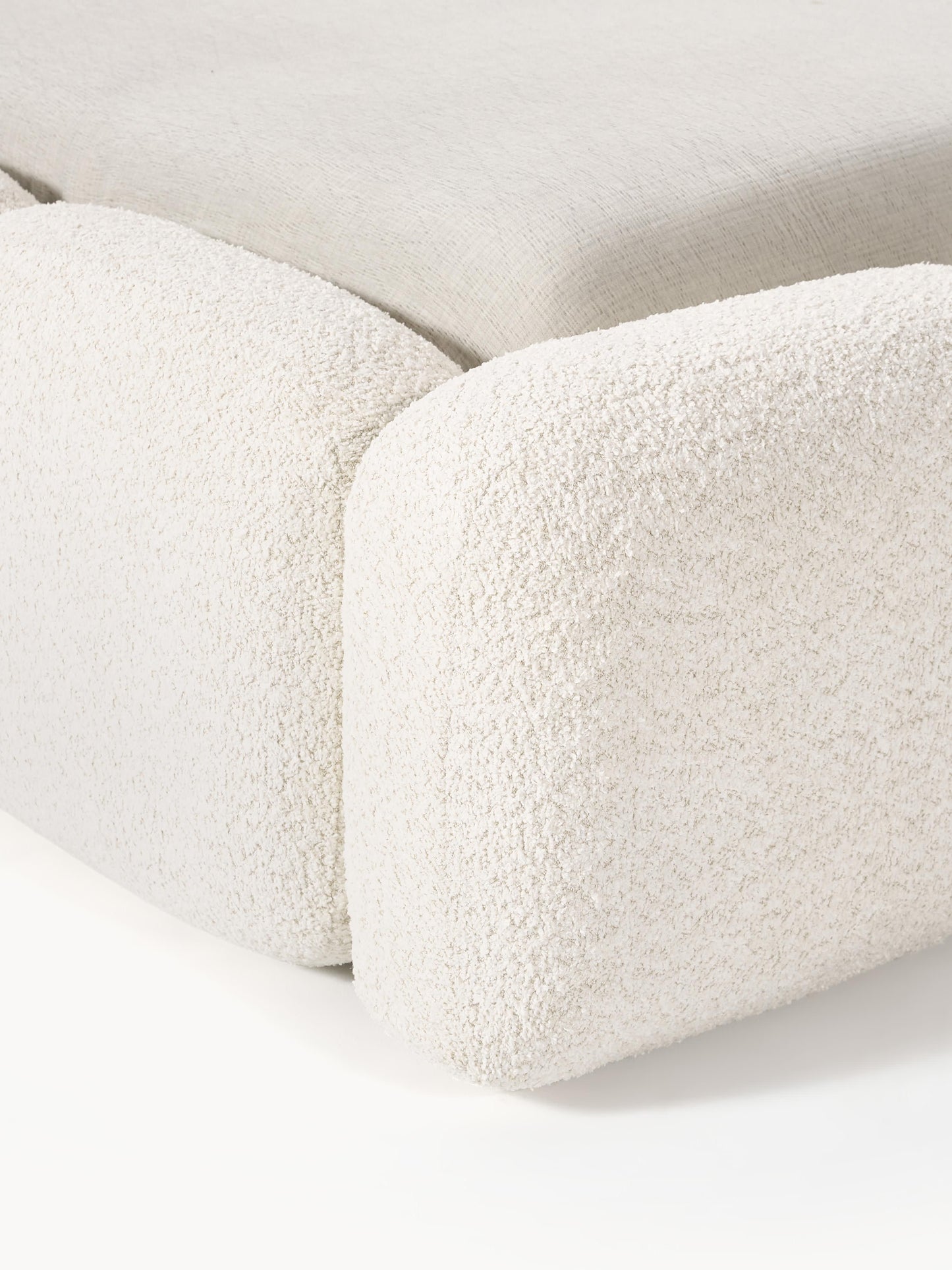 Polsterbett Tayla aus Teddy-Bouclé