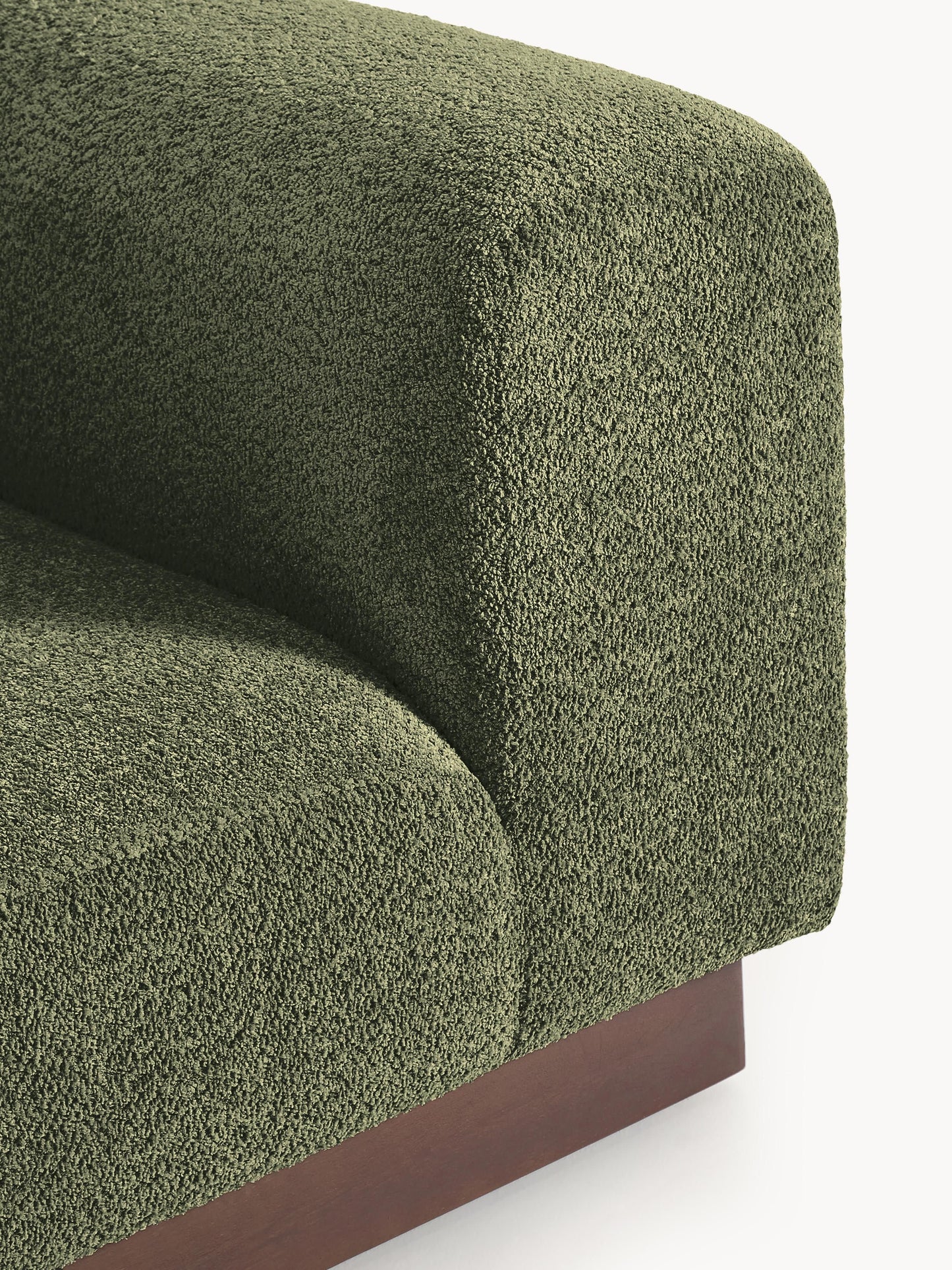 Eckmodul Natalie aus Teddy-Bouclé