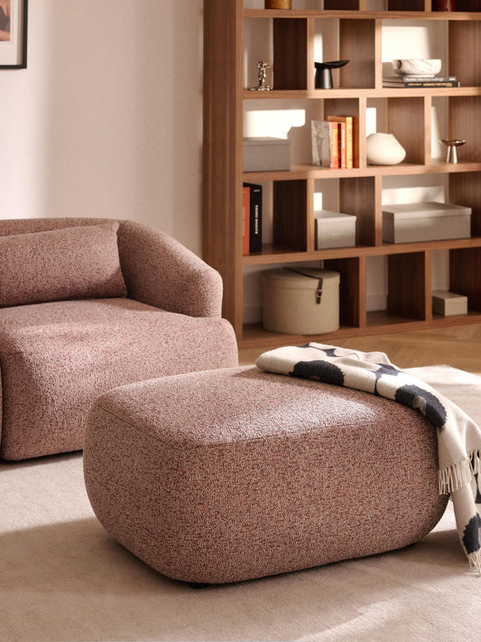 Bouclé-Hocker Sofia