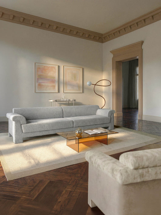 Bouclé-Sofa Atlas (4-Sitzer)