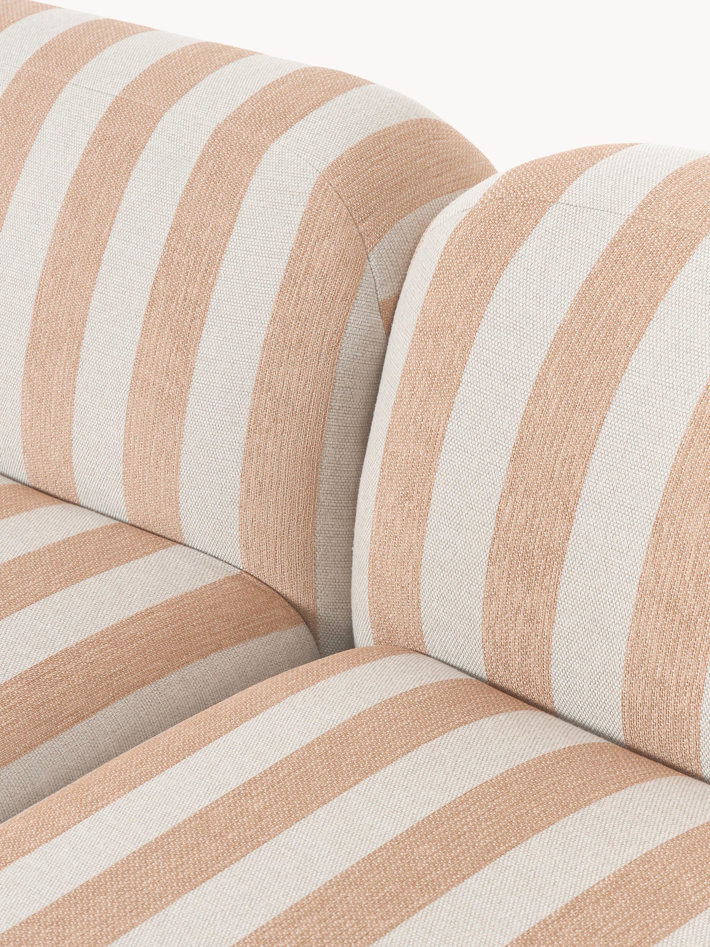 Modulares Gestreiftes Sofa Wolke (3-Sitzer)