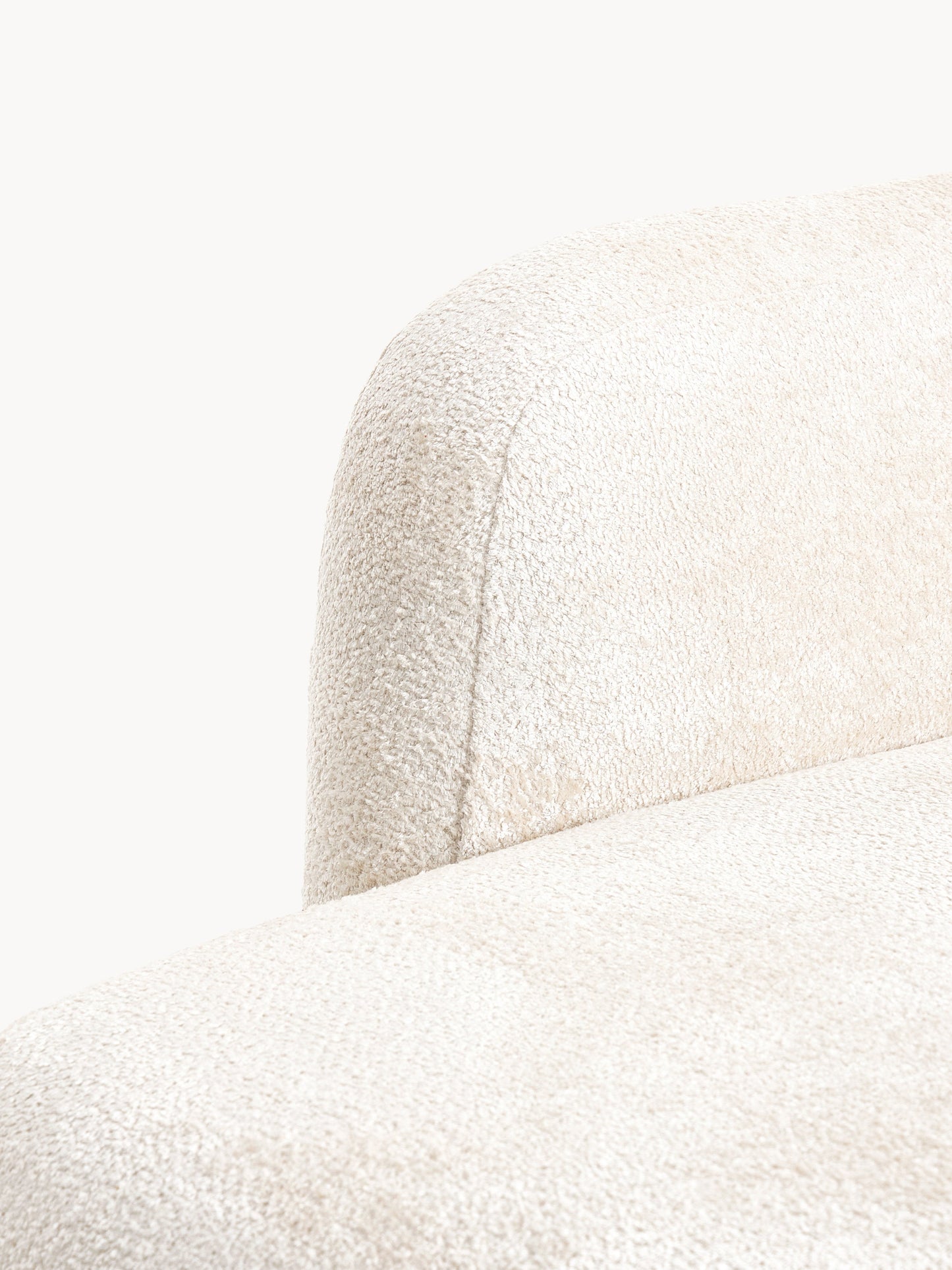 Teddy-Bouclé-Sofa Wolke (2-Sitzer) mit Chaiselongue
