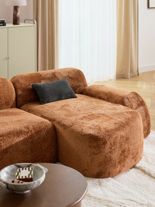 Teddy-Bouclé-Chaise Wolke