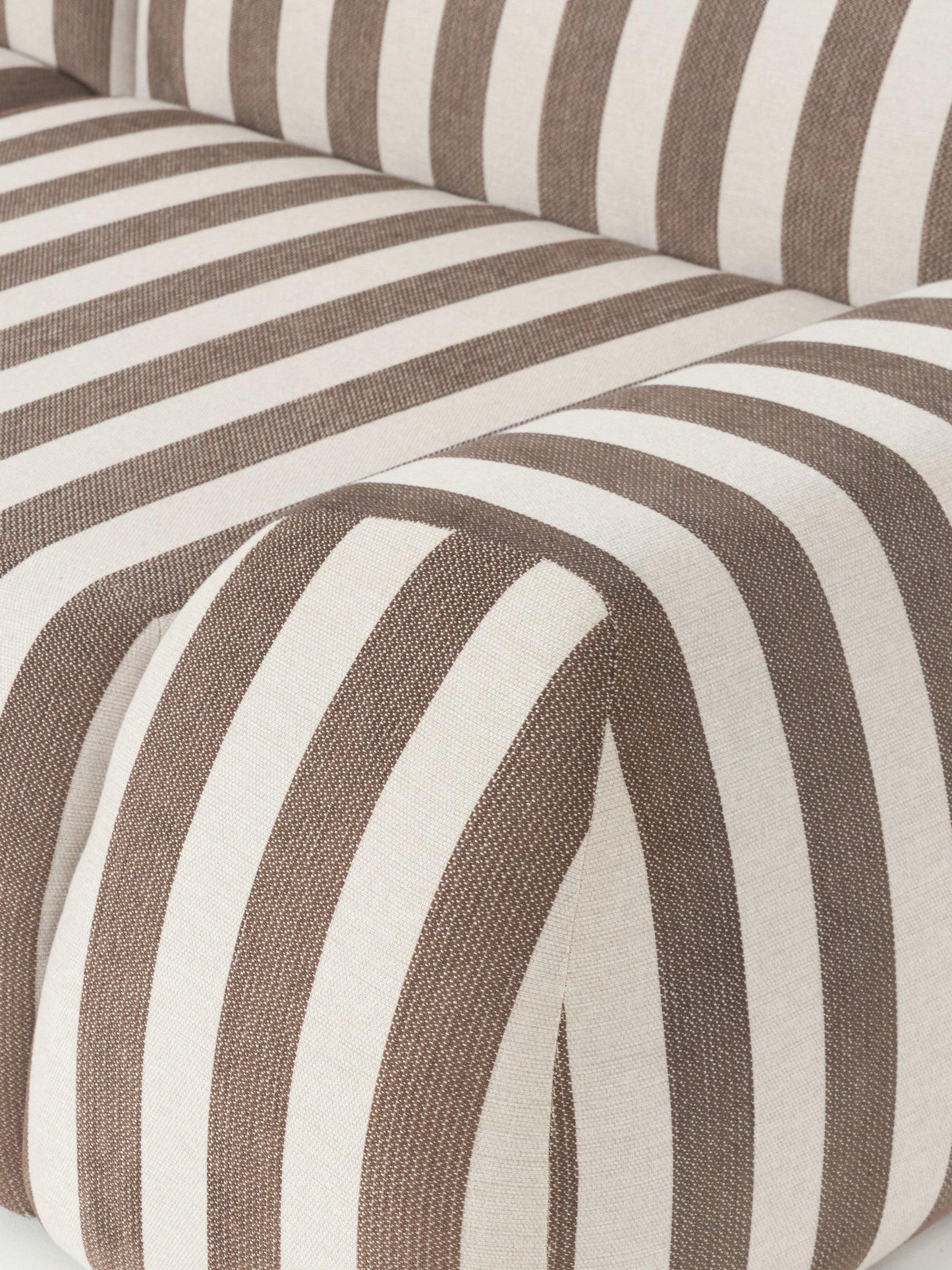 Modulares Gestreiftes Sofa Wolke (4-Sitzer)