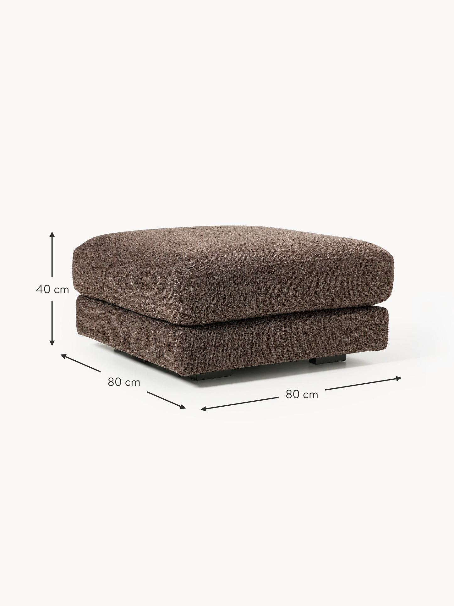 Bouclé Sofa-Hocker Tribeca
