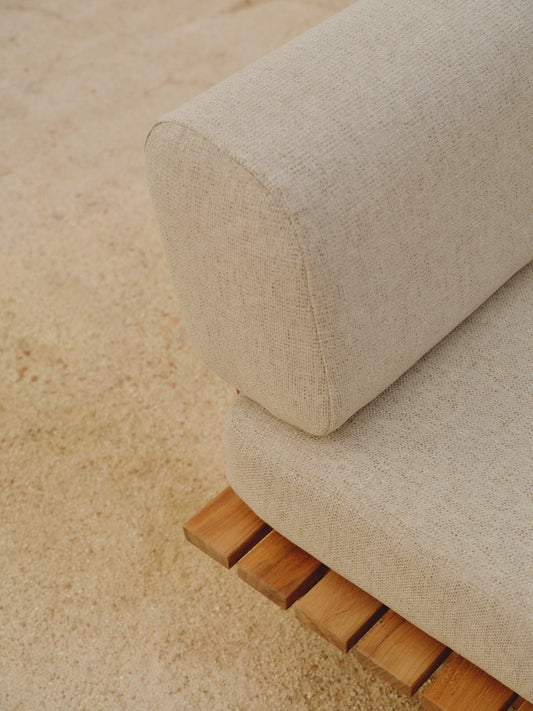Garten-Doppel-Daybed Eiko aus Teakholz