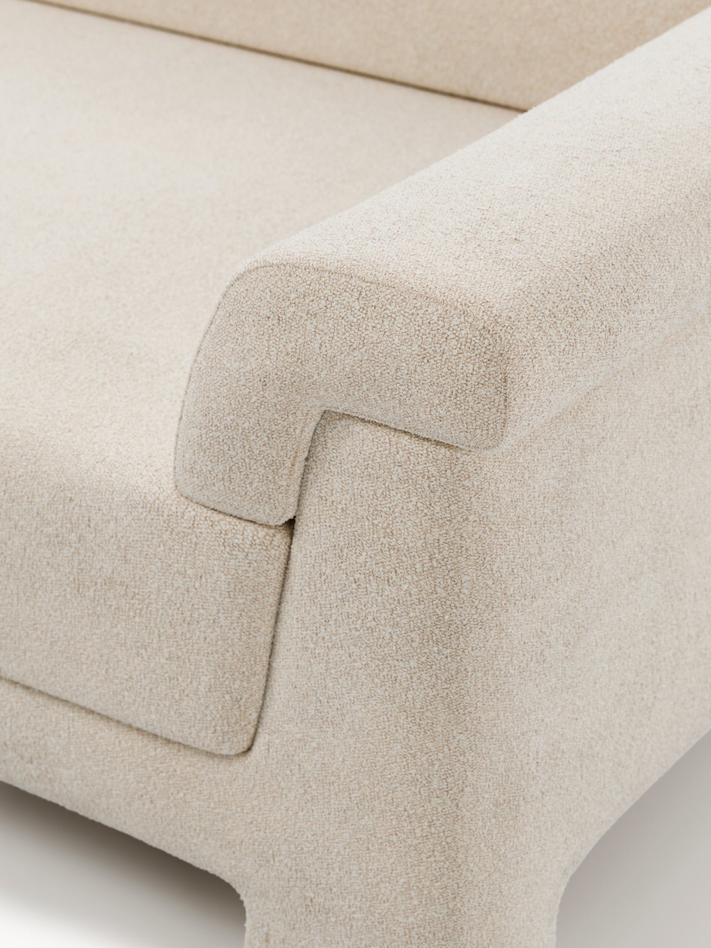 Bouclé-Sofa Atlas (3-Sitzer)