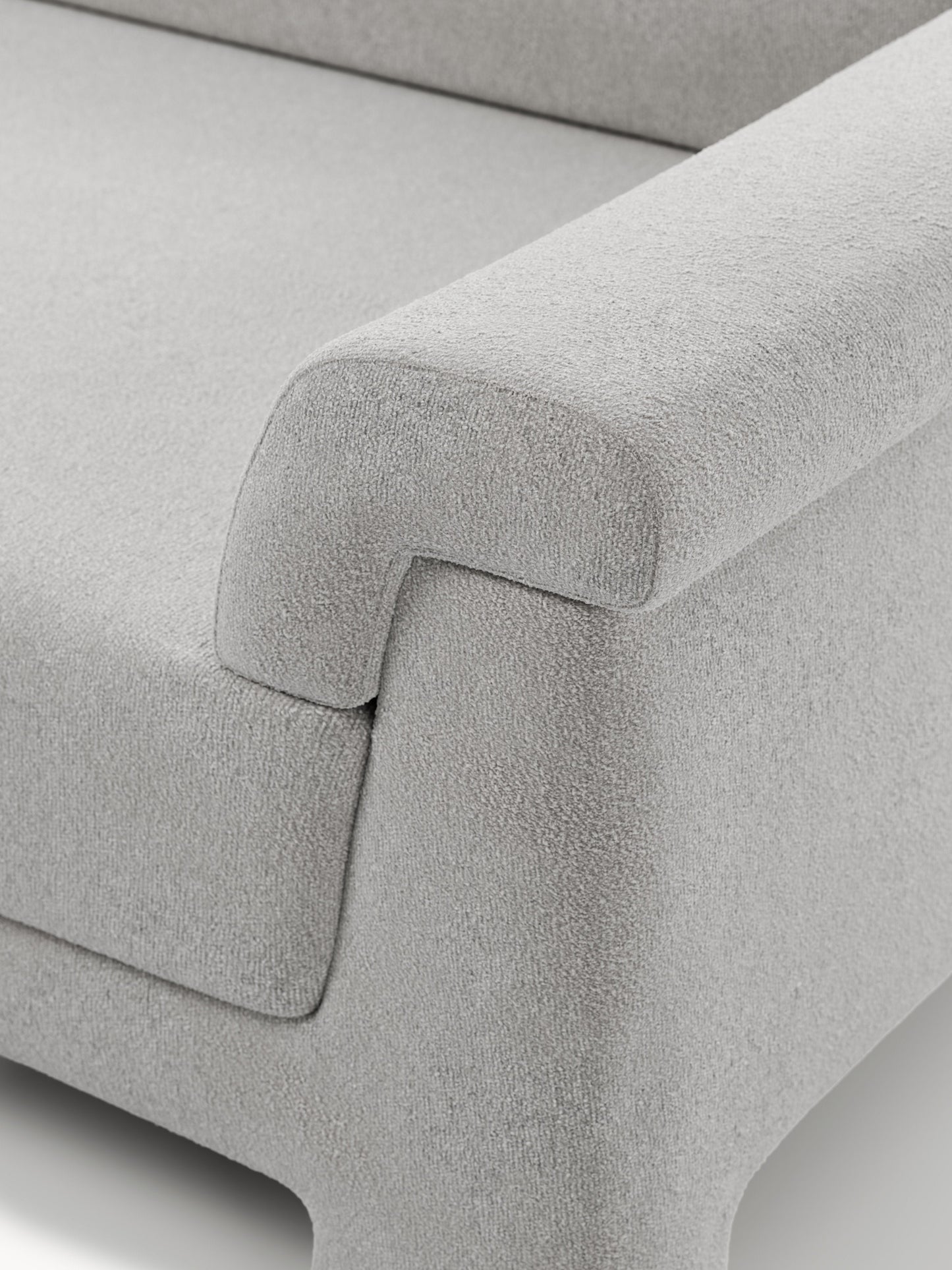 Bouclé-Sofa Atlas (3-Sitzer)