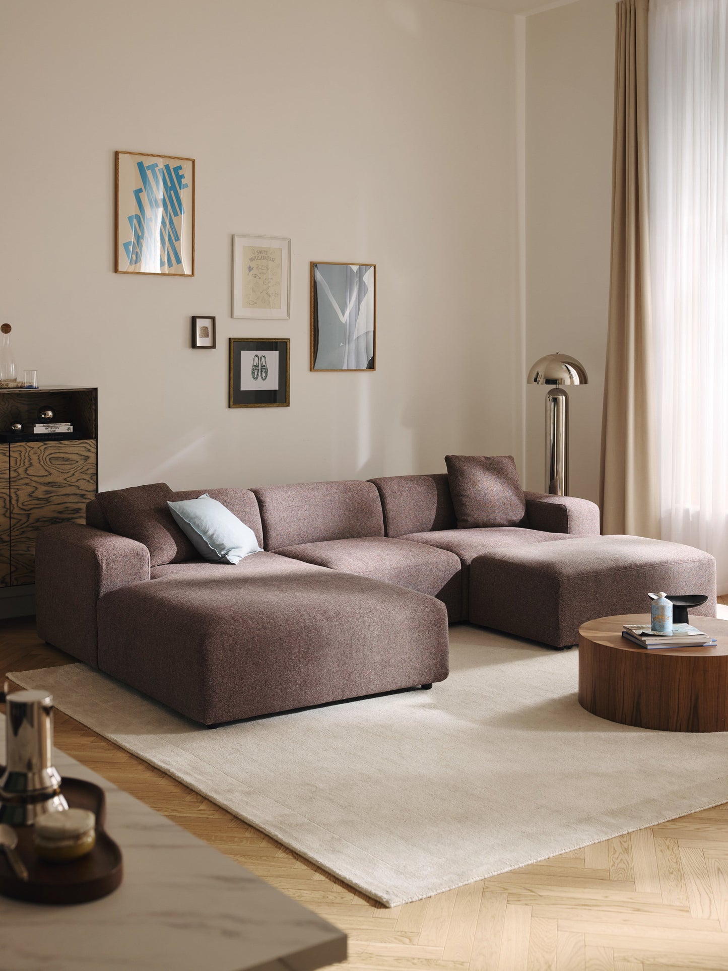 XL Sofa-Hocker Melva, B 116 x T 72 cm