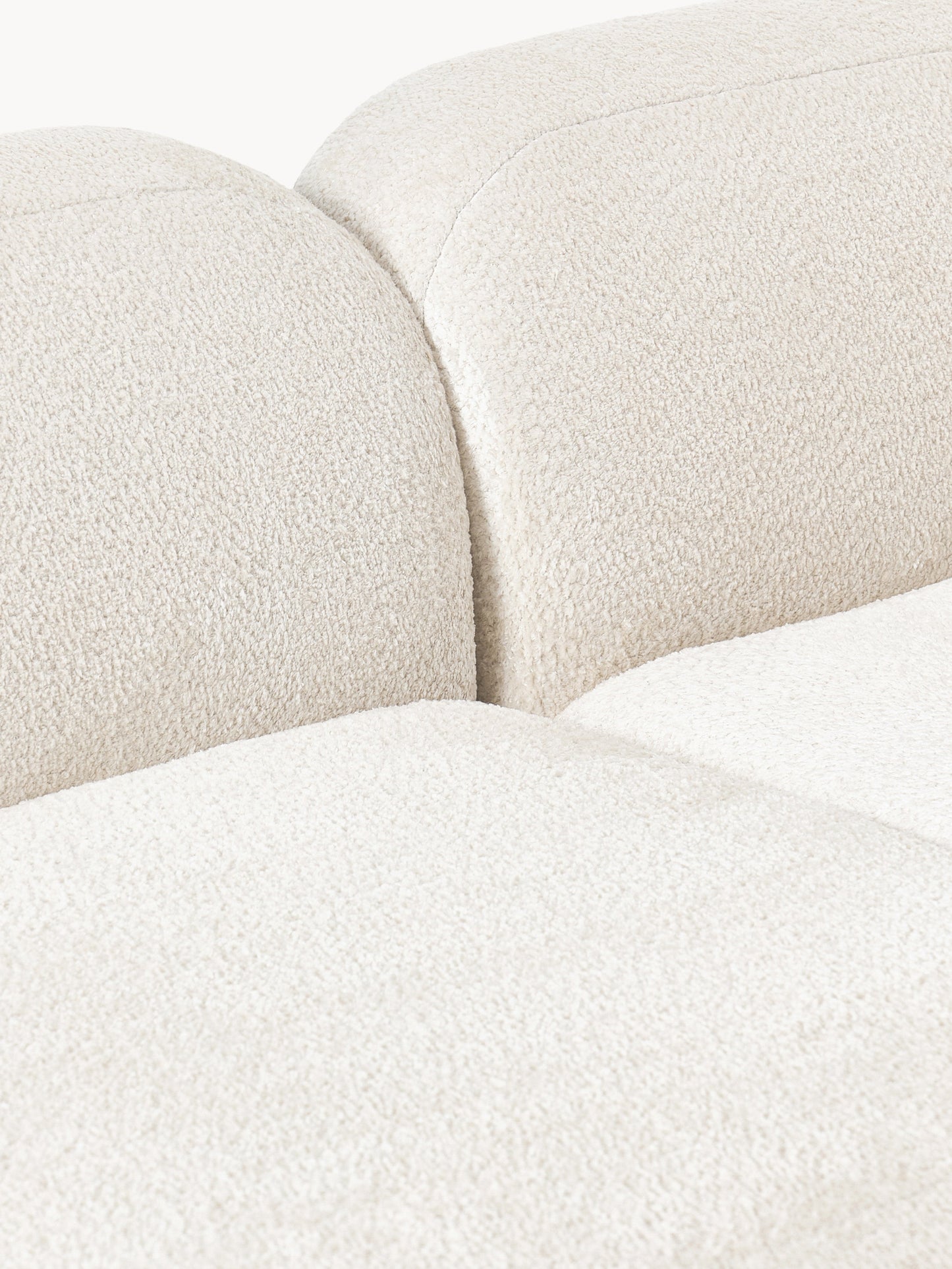 XL Modulares Teddy-Bouclé-Sofa Wolke