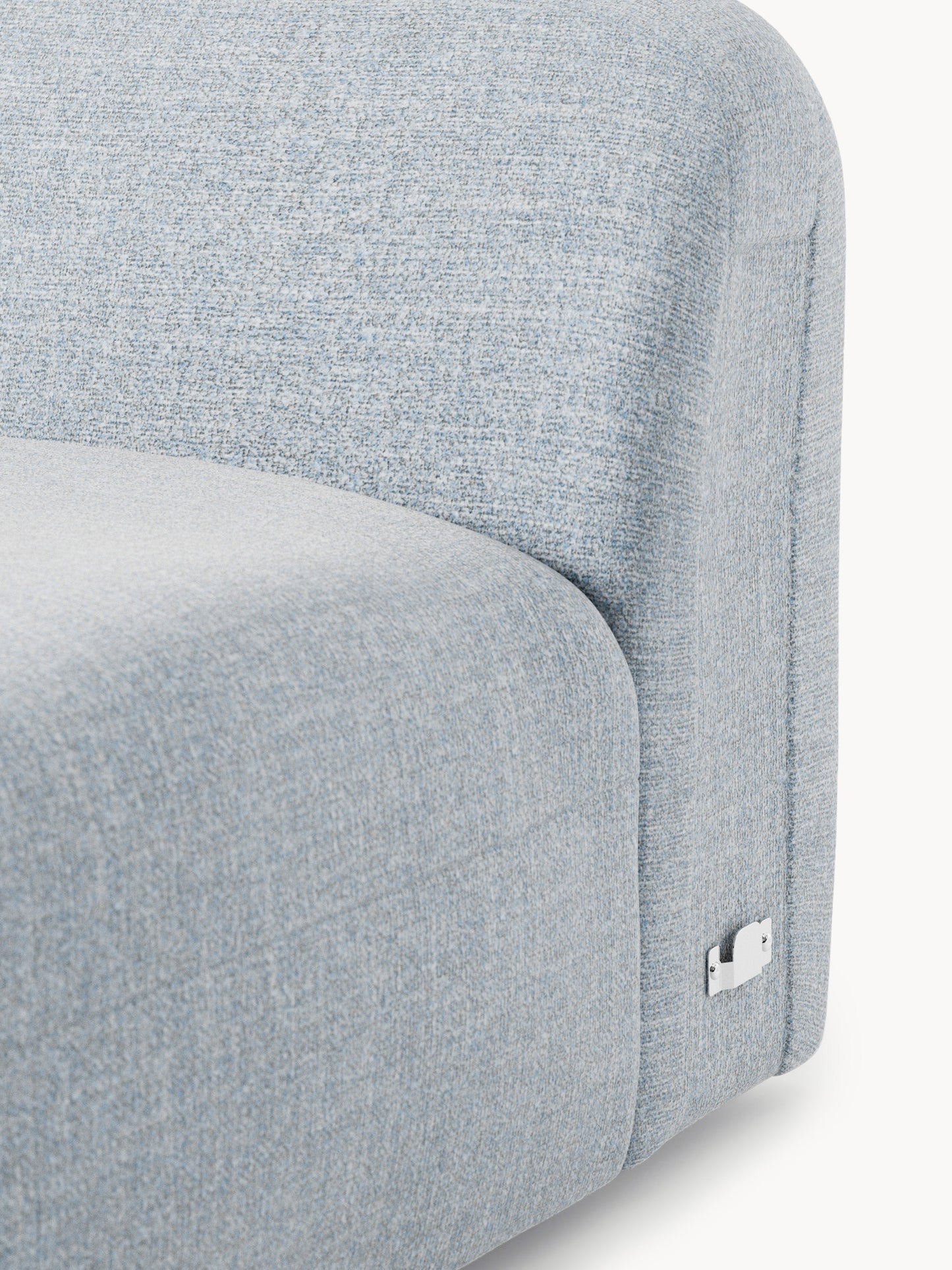 Bouclé-Chaise-Modul Wolke
