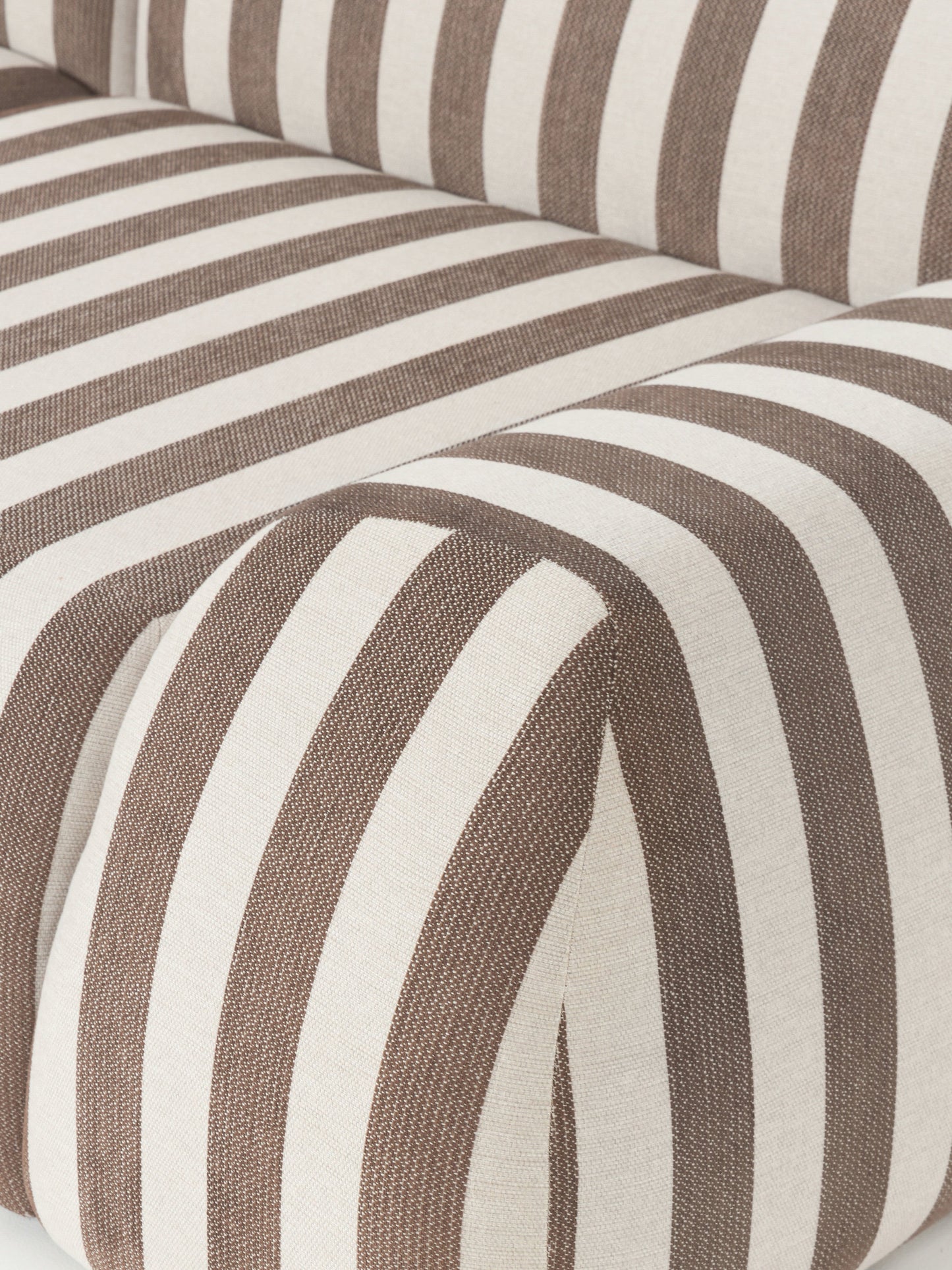 Modulares Gestreiftes Sofa Wolke (3-Sitzer)