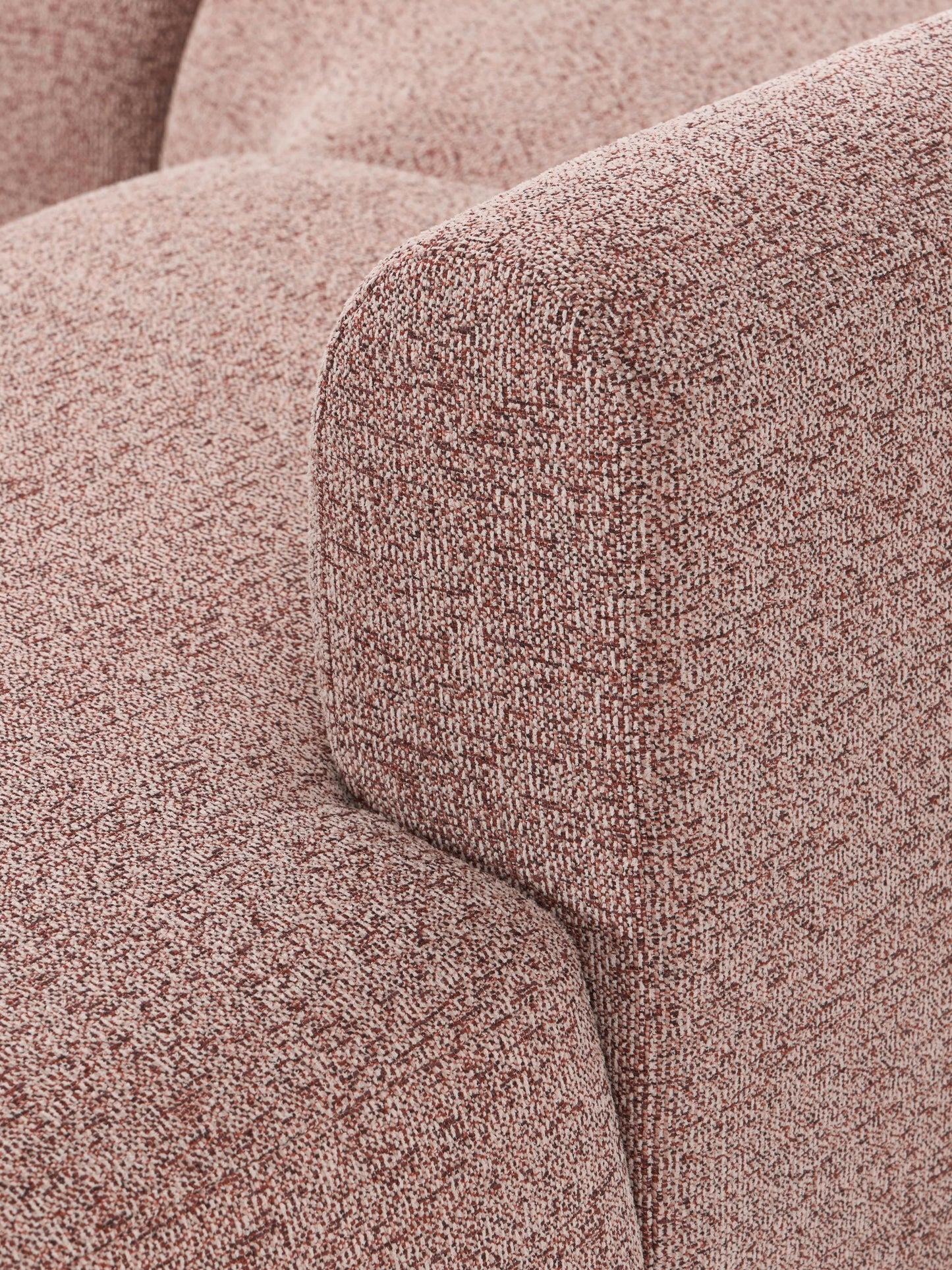 Modulares Bouclé-Ecksofa Sofia (4-Sitzer)