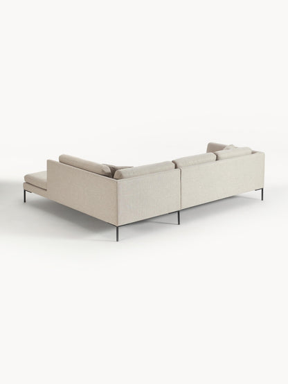 Ecksofa Emma mit Metall-Füßen