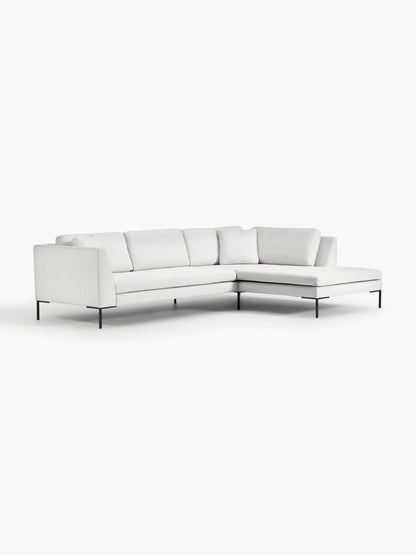 Ecksofa Emma mit Metall-Füßen