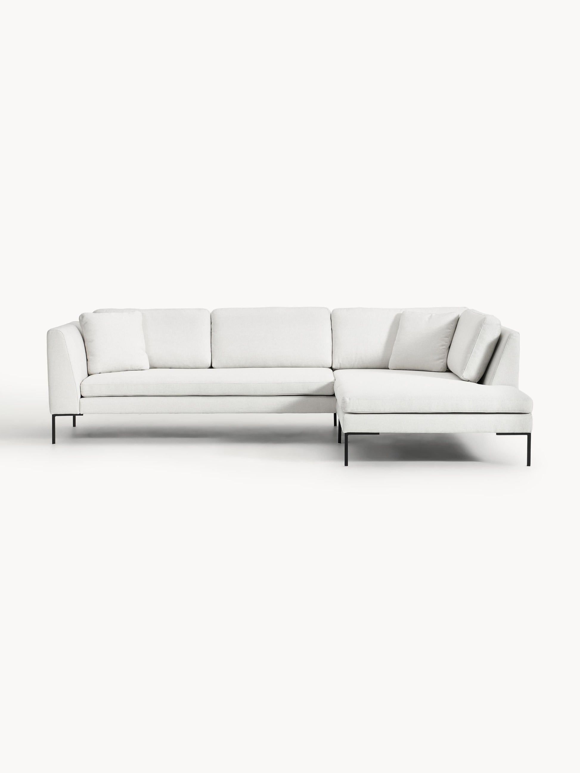 Galeriebild 1 - Ecksofa Emma mit Metall-Füßen