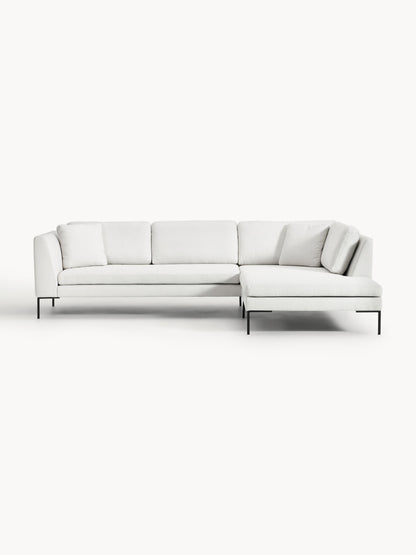Galeriebild 1 - Ecksofa Emma mit Metall-Füßen