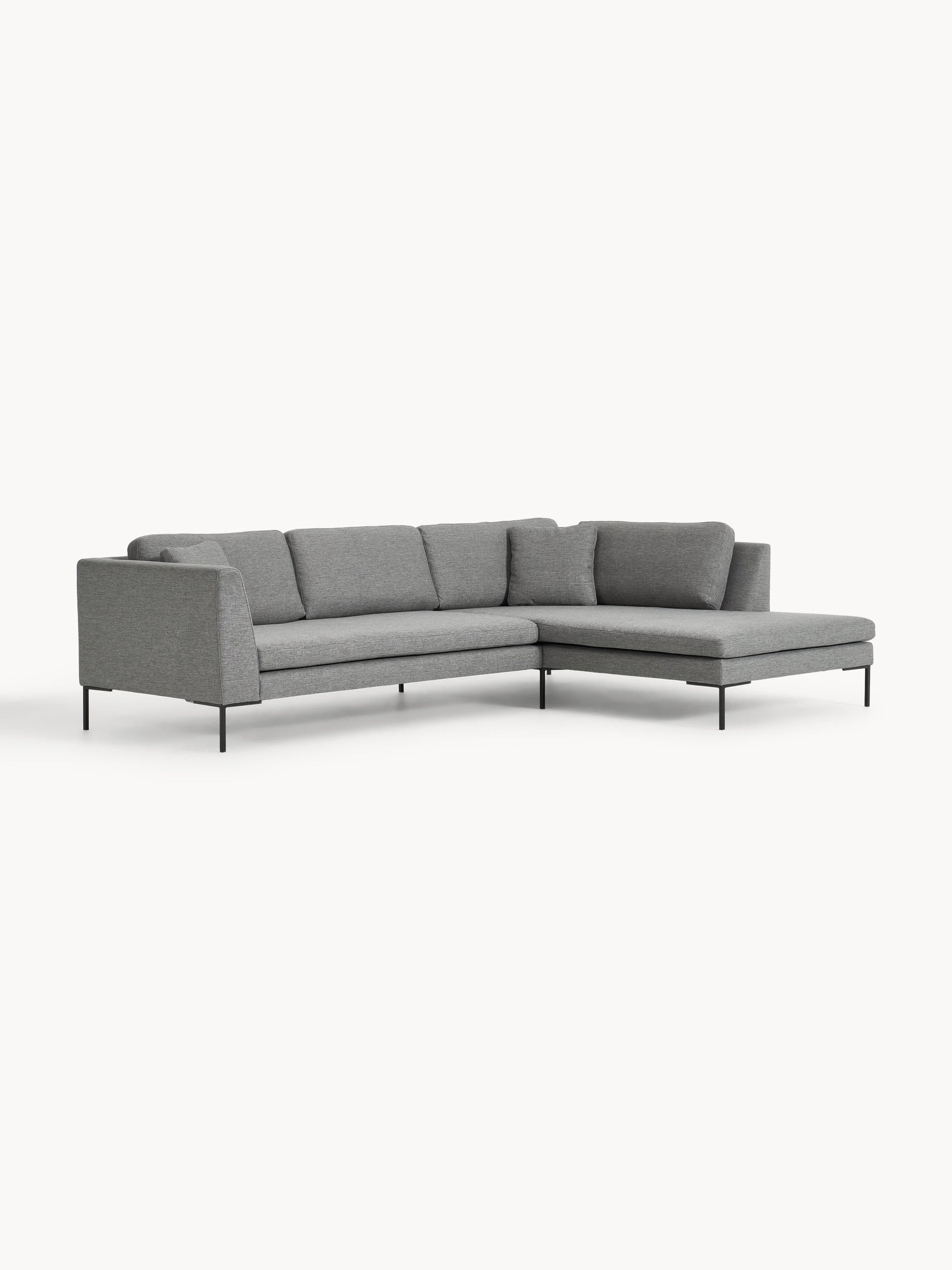 Ecksofa Emma mit Metall-Füßen