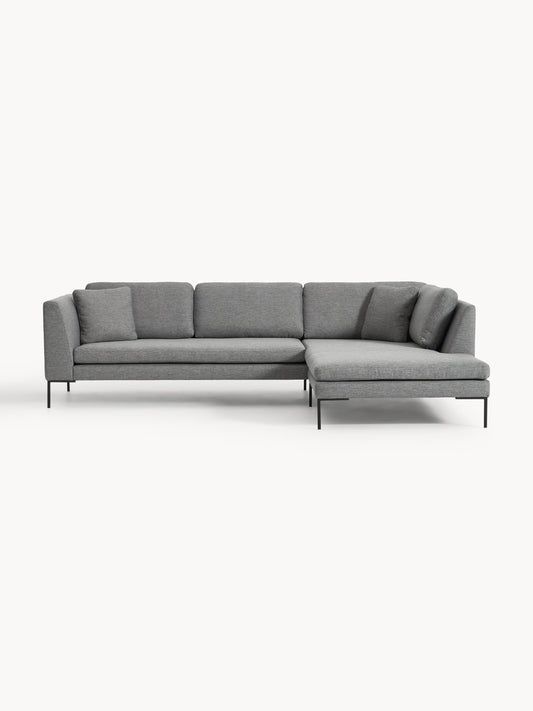 Galeriebild 1 - Ecksofa Emma mit Metall-Füßen