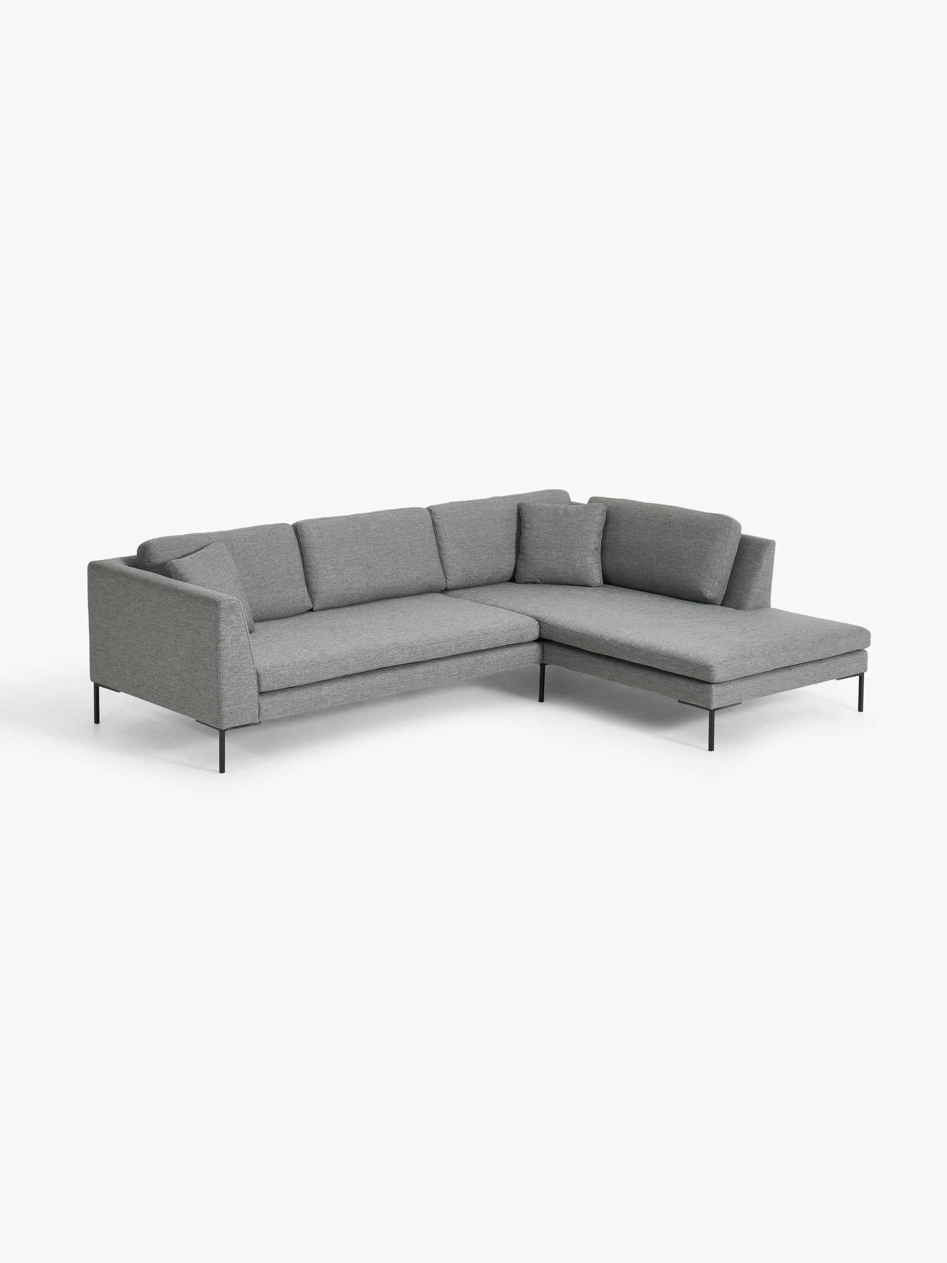 Ecksofa Emma mit Metall-Füßen