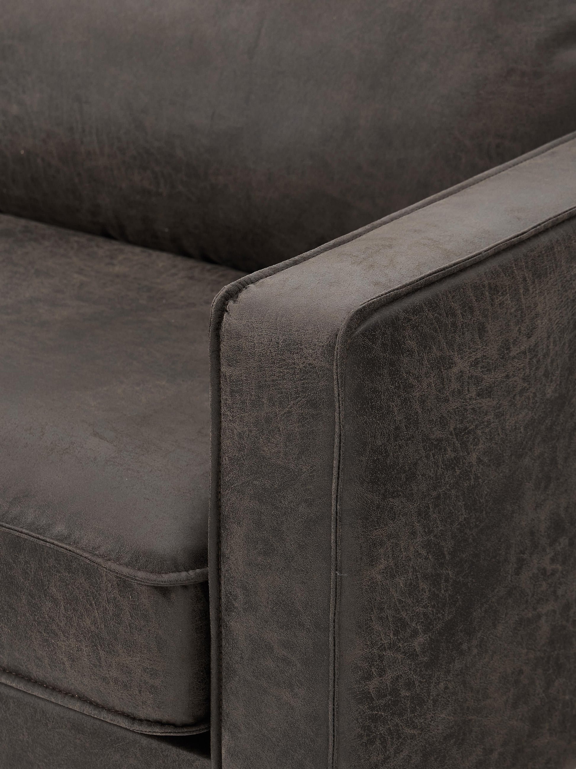 Leder-Sofa Hunter (3-Sitzer)