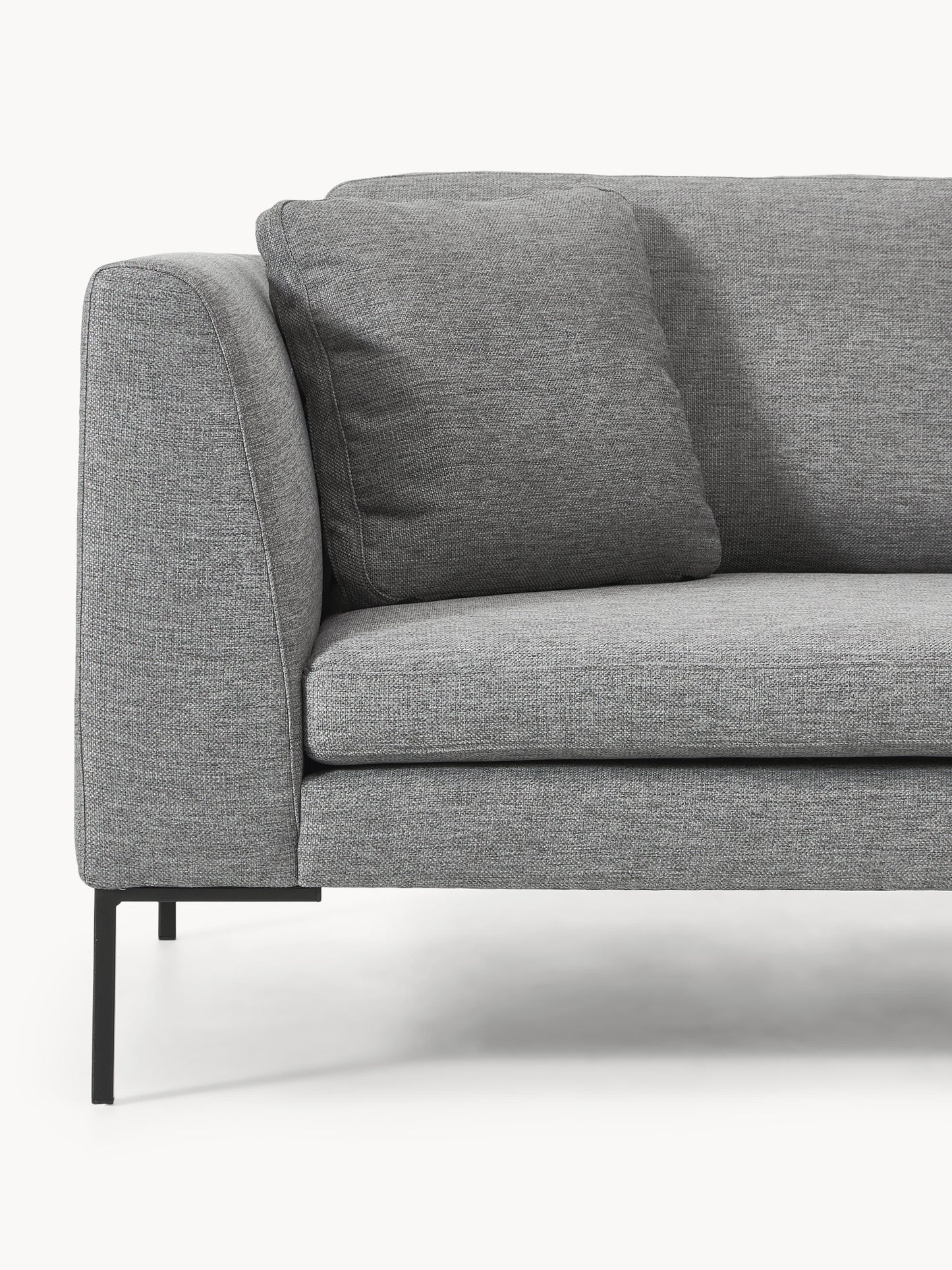 Sofa Emma (3-Sitzer) mit Metall-Füßen