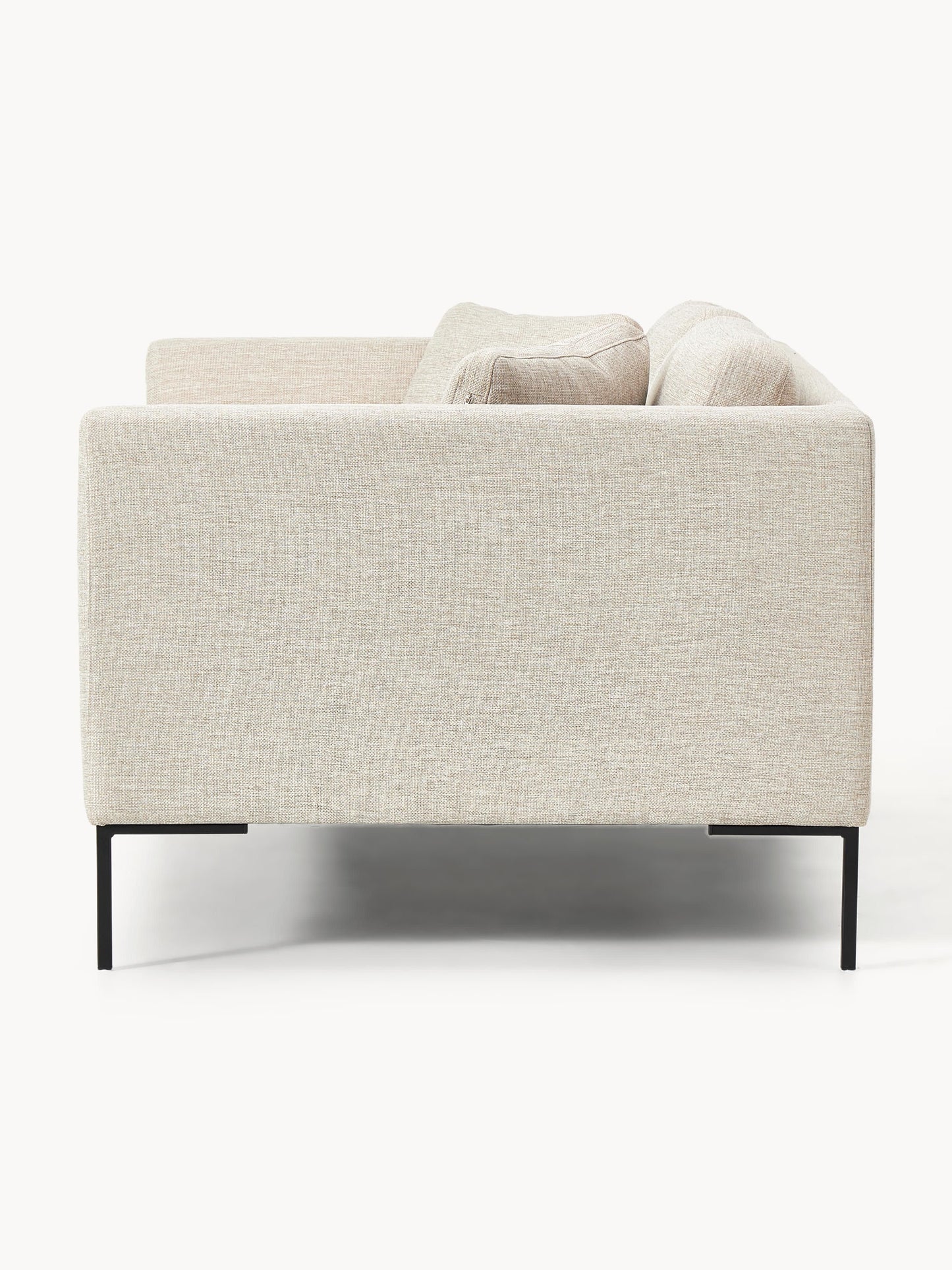 Sofa Emma (3-Sitzer) mit Metall-Füßen