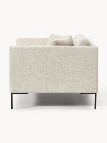Sofa Emma (3-Sitzer) mit Metall-Füßen