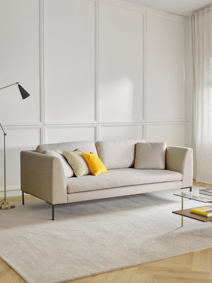Sofa Emma (3-Sitzer) mit Metall-Füßen