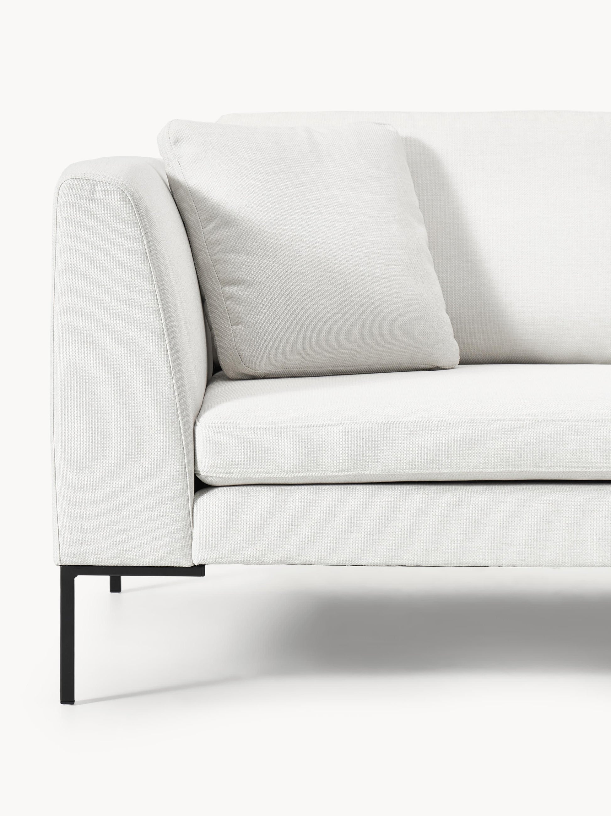 Sofa Emma (3-Sitzer) mit Metall-Füßen