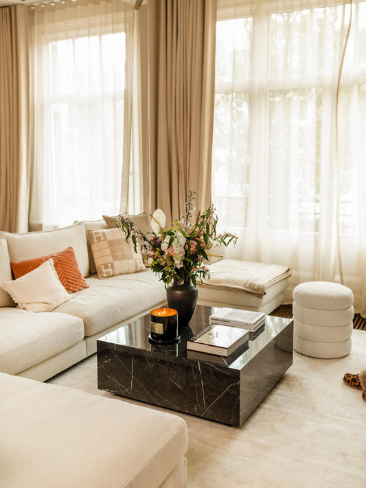 Couchtisch Lesley in Marmor-Optik