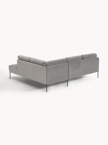Samt-Ecksofa Fluente