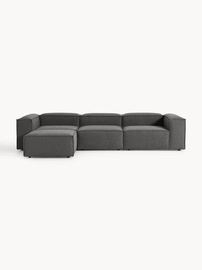 Modulares Sofa Lennon (4-Sitzer) mit Hocker (links/rechts)