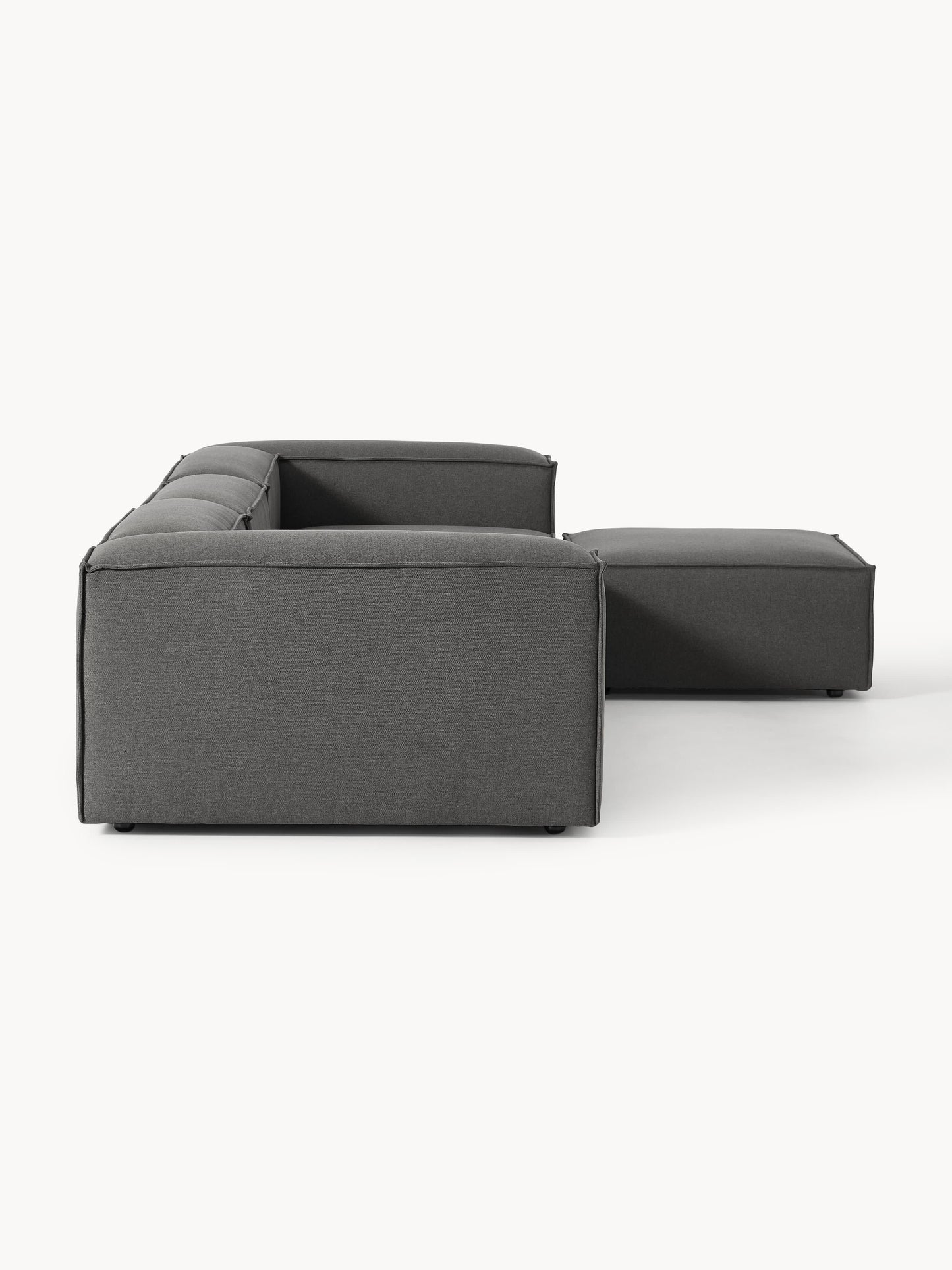Modulares Sofa Lennon (4-Sitzer) mit Hocker (links/rechts)